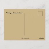 Carte Postale Vintage Connecticut (Dos)