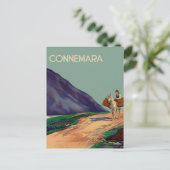 Carte postale vintage Connemara Ireland Travel (Debout devant)
