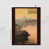Carte Postale Vintage Constantinople Annonce de voyage (Devant / Derrière)