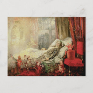 Carte Postale Vintage conte de fées, des trucs dont les rêves so