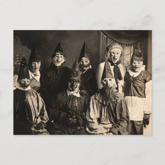 Carte postale vintage Costume Party (Devant)