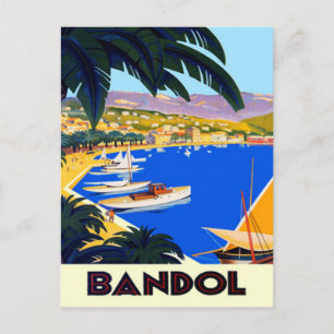 Carte Postale Vintage Côte d'Azur