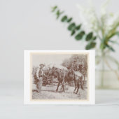 Carte Postale Vintage Cowboy 1900 (Debout devant)