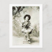 Carte Postale Vintage Cowboy vers 1900 (Devant)