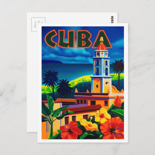 Carte Postale Vintage Cuba (Devant / Derrière)