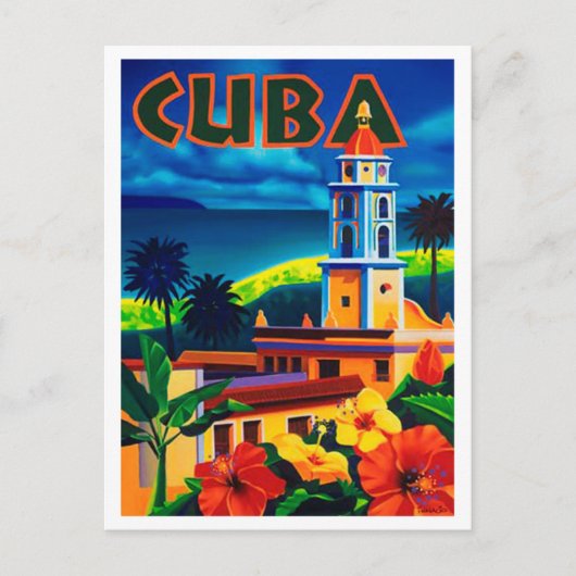Carte Postale Vintage Cuba (Devant)