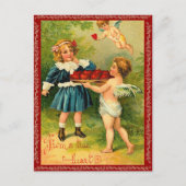 Carte postale vintage Cupid Valentine (Devant)