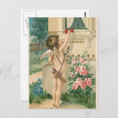 Carte Postale Vintage cupids (Devant / Derrière)
