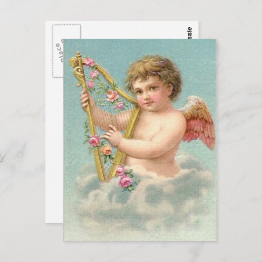 Carte Postale Vintage cupids (Devant / Derrière)