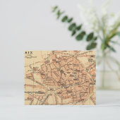 Carte postale vintage d'Aix France (Debout devant)