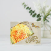 Carte Postale Vintage Dalie (Debout devant)