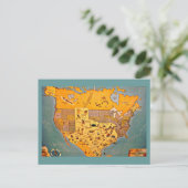 Carte postale Vintage Dallas Artwork-50 (Debout devant)