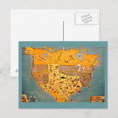 Carte postale Vintage Dallas Artwork-50 (Devant / Derrière)