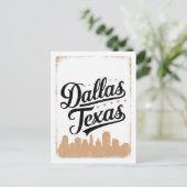 Carte Postale Vintage Dallas Texas (Debout devant)