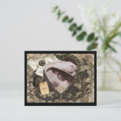 Carte postale - Vintage dame (Debout devant)