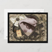 Carte postale - Vintage dame (Devant / Derrière)