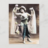 Carte postale vintage Dancer (Devant)