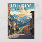 Carte postale vintage d'art de voyage Telluride, C (Devant)