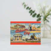 Carte postale vintage d'Atlantic City NJ (Debout devant)