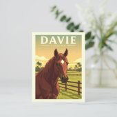 Carte Postale Vintage Davie Floride (Debout devant)