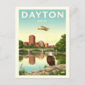 Carte Postale Vintage Dayton Ohio (Devant)