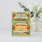 Carte postale vintage Daytona Beach (Debout devant)
