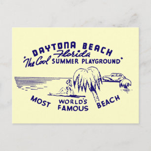 Carte Postale Vintage Daytona Beach