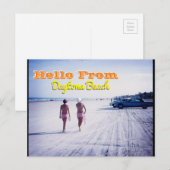 Carte postale vintage Daytona Beach Florida (Devant / Derrière)