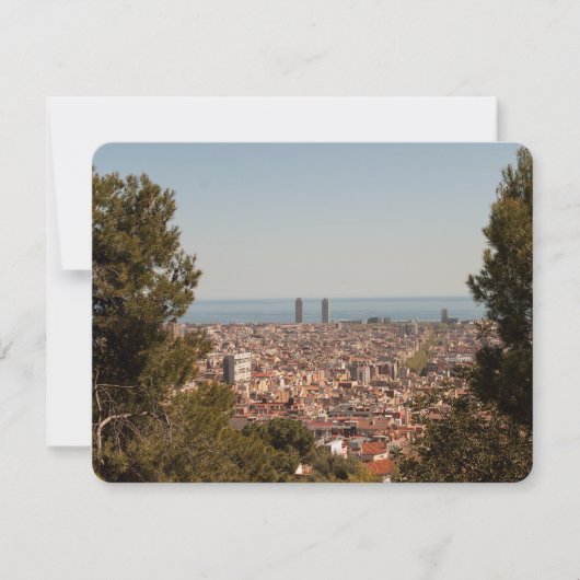 Carte postale vintage de Barcelone (Devant)