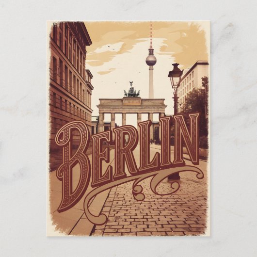 Carte Postale Vintage de Berlin (Devant)