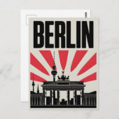 Carte Postale Vintage de Berlin (Devant / Derrière)