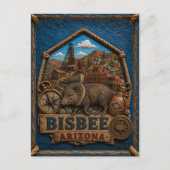 Carte postale vintage de Bisbee Arizona (Devant)