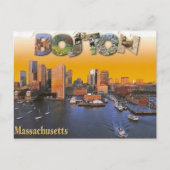 Carte postale Vintage de Boston (Devant)