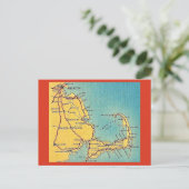 Carte postale vintage de Boston Cape Cod (Debout devant)