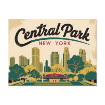Vintage de Central Park, New York