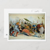 Carte postale vintage de clowns (Devant / Derrière)