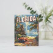 Carte Postale Vintage de Floride (Debout devant)
