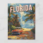 Carte Postale Vintage de Floride (Devant)