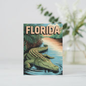 Carte Postale Vintage de Floride (Debout devant)