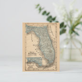 Carte postale vintage de Floride (Debout devant)
