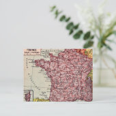 Carte postale vintage de France (Debout devant)