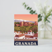 Carte postale vintage de Granada (Debout devant)
