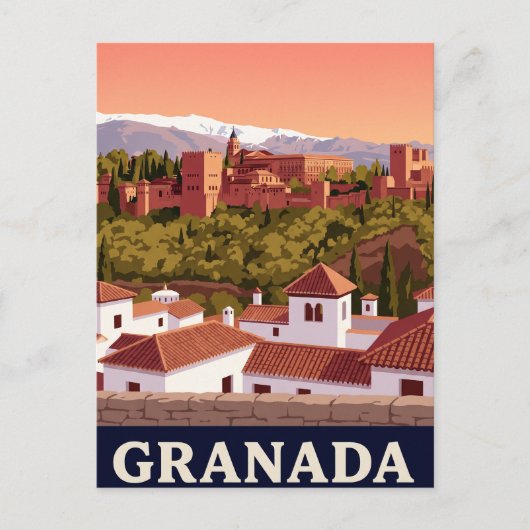 Carte postale vintage de Granada (Devant)