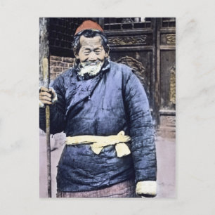 Carte Postale Vintage de harder paysan japonais