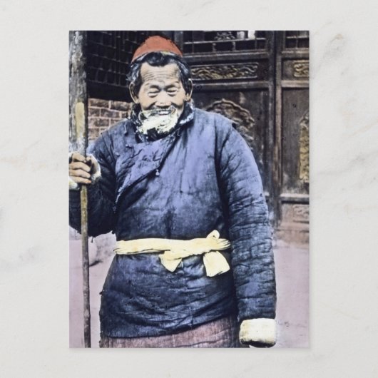 Carte Postale Vintage de harder paysan japonais (Devant)