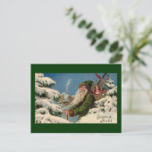 Carte postale vintage de "Joyeux Noel" (Debout devant)