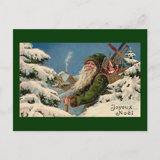Carte postale vintage de "Joyeux Noel" (Devant)