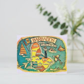Carte postale vintage de la Barbade (Debout devant)