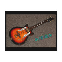 Carte postale vintage de la basse de ligne '64