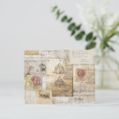 Carte postale vintage de la cathédrale italienne d (Debout devant)